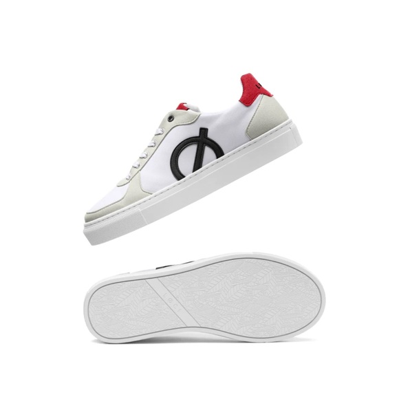LØCI Classic Sneaker - White/Red/Navy - Picture 4 of 6